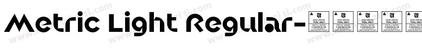 Metric Light Regular字体转换